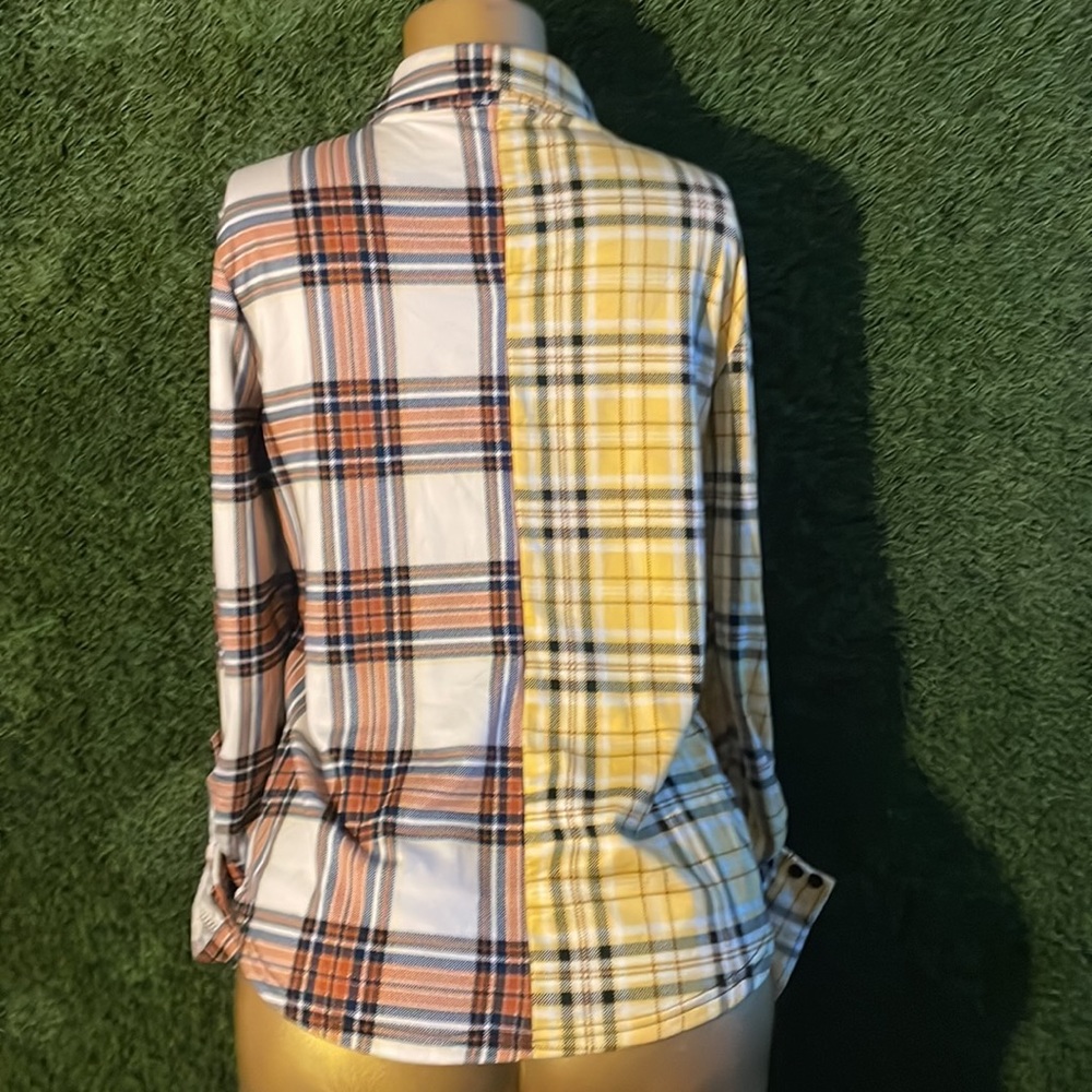 Multiple plaid pattern button up - Picture 4 of 4